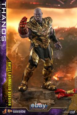 Figurine Hot Toys Marvel Avengers Endgame Thanos Battle Damage à l'échelle 1/6 MMS564