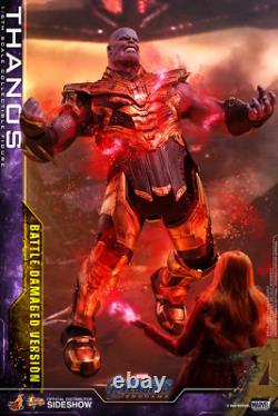 Figurine Hot Toys Marvel Avengers Endgame Thanos Battle Damage à l'échelle 1/6 MMS564