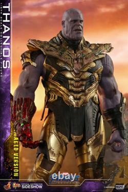 Figurine Hot Toys Marvel Avengers Endgame Thanos Battle Damage à l'échelle 1/6 MMS564