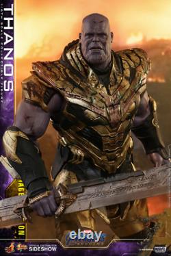 Figurine Hot Toys Marvel Avengers Endgame Thanos Battle Damage à l'échelle 1/6 MMS564