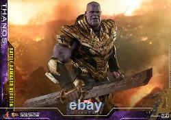 Figurine Hot Toys Marvel Avengers Endgame Thanos Battle Damage à l'échelle 1/6 MMS564