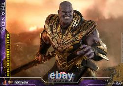 Figurine Hot Toys Marvel Avengers Endgame Thanos Battle Damage à l'échelle 1/6 MMS564