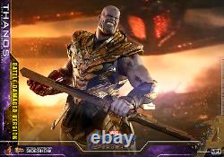 Figurine Hot Toys Marvel Avengers Endgame Thanos Battle Damage à l'échelle 1/6 MMS564