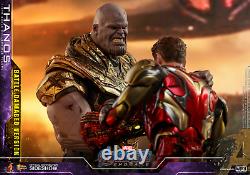 Figurine Hot Toys Marvel Avengers Endgame Thanos Battle Damage à l'échelle 1/6 MMS564