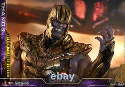 Figurine Hot Toys Marvel Avengers Endgame Thanos Battle Damage à l'échelle 1/6 MMS564