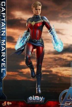 Figurine Hot Toys Movie Masterpiece Avengers/Endgame Captain Marvel Bleue MM 575