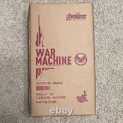 Figurine Hot Toys Movie Masterpiece Series Avengers Endgame War Machine à l'échelle 1/6