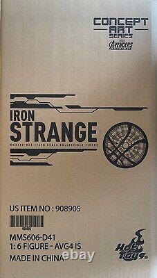 Figurine Iron Strange Hot Toys (Avengers Endgame) Mms606d41 scellé Marron, 2xboxed