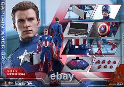 Figurine à l'échelle 1/6 Captain America Avengers Endgame 2012 Version MMS563 de Hot Toys