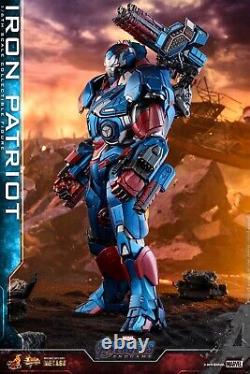 Figurine d'action de collection Hot Toys Marvel Avengers Endgame Iron Patriot 1/6