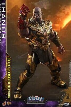 Figurine d'action endommagée de combat Thanos de Avengers Endgame de Movie Masterpiece d'occasion
