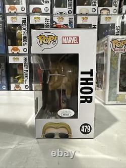 Funko Pop! Avengers Endgame Thor Décontracté #479 signé Chris Hemsworth JSA COA