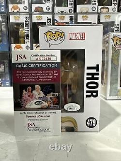 Funko Pop! Avengers Endgame Thor Décontracté #479 signé Chris Hemsworth JSA COA