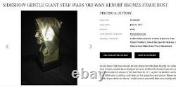 Gentle Giant Star Wars Obi-wan Kenobi Bronze Stau Bust Larry Noble Sideshow