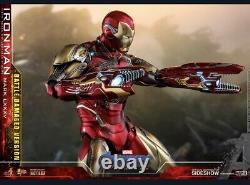 Hot Toys 1/6 AVENGERS ENDGAME IRON MAN MARK LXXXV VERSION ENDOMMAGÉE EN COMBAT