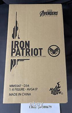 Hot Toys Iron Patriot Avengers Endgame MMS547 D34 War Machine Nouveau