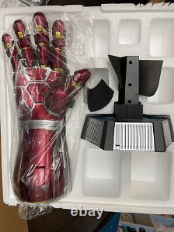 Hot Toys Lms007 Avengers Endgame Iron Man 1/1ème Échelle Nano Gauntlet