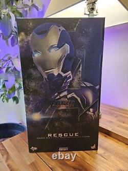 Hot Toys MMS538 D32 Avengers Endgame Iron Man Rescue en métal à l'échelle 1/6