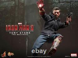 Hot Toys Mms209 Iron Man 3 Tony Stark Le Mécanicien 1/6 Action Figure Nouveau