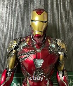 Hottoys Ht 1/6 Avengers Endgame Iron Man Mark 85 Action Figure Bataille Dommages Nouveau