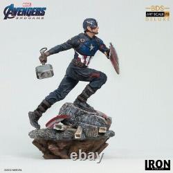 Iron Studios Avengers Endgame Captain America Deluxe Bds Art 1/10 Statue