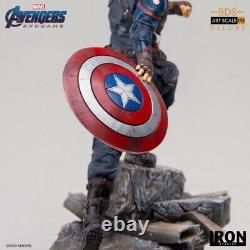 Iron Studios Avengers Endgame Captain America Deluxe Bds Art 1/10 Statue