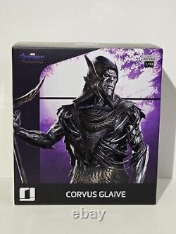 Iron Studios Avengers Endgame Corvus Glaive Statue à Échelle 1/10 Ordre Noir