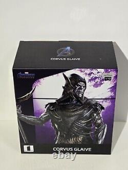 Iron Studios Avengers Endgame Corvus Glaive Statue à Échelle 1/10 Ordre Noir