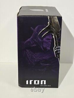 Iron Studios Avengers Endgame Corvus Glaive Statue à Échelle 1/10 Ordre Noir