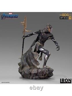 Iron Studios Avengers Endgame Corvus Glaive Statue à Échelle 1/10 Ordre Noir