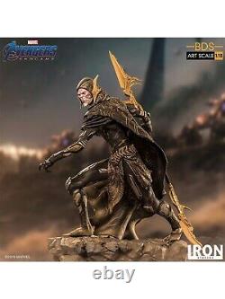 Iron Studios Avengers Endgame Corvus Glaive Statue à Échelle 1/10 Ordre Noir