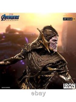 Iron Studios Avengers Endgame Corvus Glaive Statue à Échelle 1/10 Ordre Noir