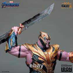 Iron Studios BDS 1/10 Échelle d'Art Édition Limitée Statue Avengers EndGame Thanos DLX