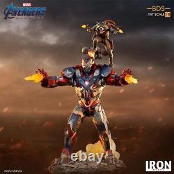 Iron Studios Marvel Avengers Endgame Iron Patriot And Rocket Bds 110 Scale Figu