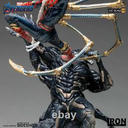 Iron Studios Marvel Avengers Endgame Iron Spider Vs Outrider Scale 1/10