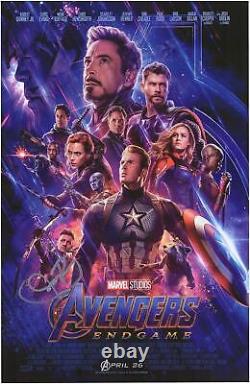 Jeremy Renner Avengers Endgame Affiche de film dédicacée 11 x 17