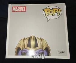 Josh Brolin A Signé Thanos Funko Pop Avengers End Game Poster Target 460 Géant
