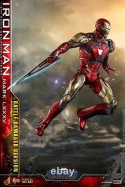 Jouets Chauds 1/6 Iron Man Mark LXXXV Avengers Endgame Bataille Endommagée Mms543d33 Figurine