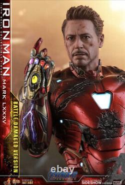Jouets Chauds 12 Avengers Endgame Iron Man Mark 85 LXXXV Bataille Dommages Diecast 1/6