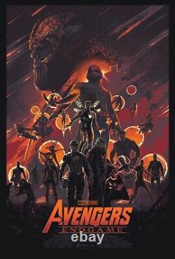 Juan Ramos Avengers Infinity War Endgame Écran Imprimer Affiche Commission Privée