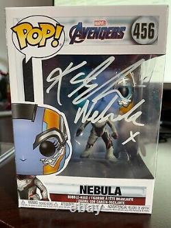 Karen Gillan Autograph A Signé Funko Pop Marvel Nebula Avengers Endgame Avec Jsa