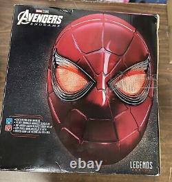 Légendes Marvel Avengers Endgame Casque électronique Iron Spider portable fonctionne