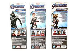 Les Avengers Titan Hero Series Endgame + Black Panther Lot De 12 Figures Utilisées
