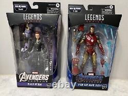 Lire Avengers Endgame Iron Man Black Widow Hasbro Légendes Construire Une Figure Thor