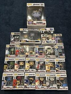 Lot de 23 figurines Marvel Funko Pop (Avengers Endgame) (Sous boîte) (10 pouces)