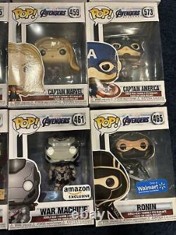 Lot de 23 figurines Marvel Funko Pop (Avengers Endgame) (Sous boîte) (10 pouces)