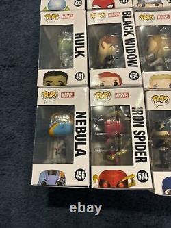 Lot de 23 figurines Marvel Funko Pop (Avengers Endgame) (Sous boîte) (10 pouces)