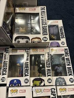 Lot de 23 figurines Marvel Funko Pop (Avengers Endgame) (Sous boîte) (10 pouces)