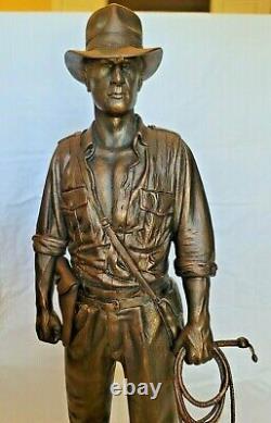 Lucasfilm Faux Bronze Indiana Jones Statue Figure Buste No#ap Disney Not Sideshow