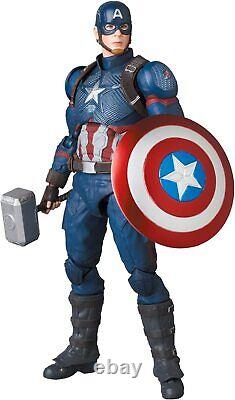 Mafex No. 130 Captaine Amerique Avengers Endgame Marvel Medicom Jeu Action Figure